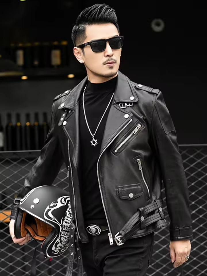 Gilles – Veste En Cuir Vintage