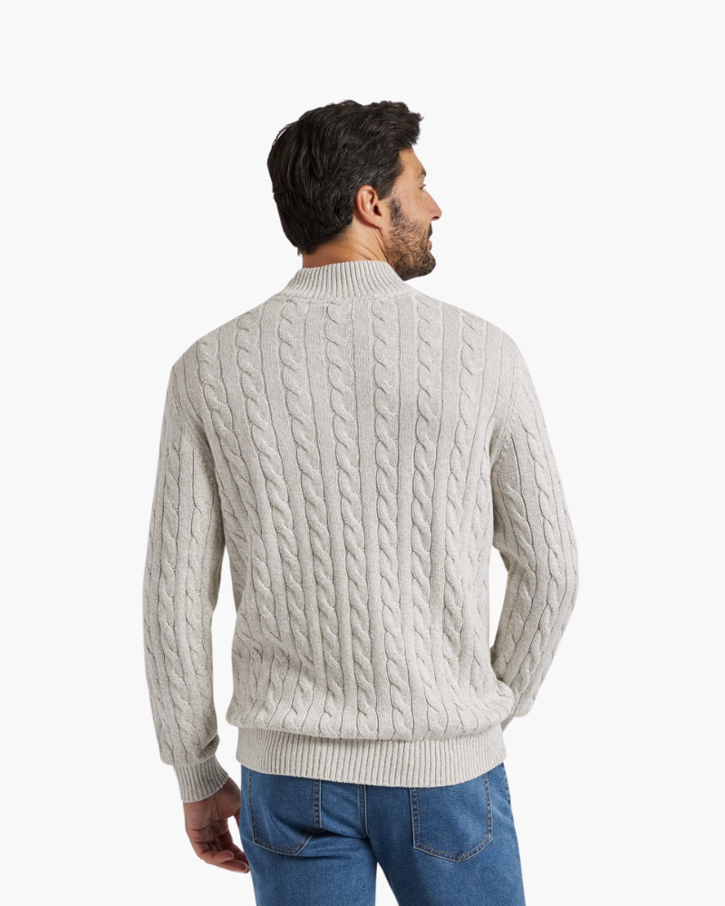 Vianney | Pull Zippé à Col Montant
