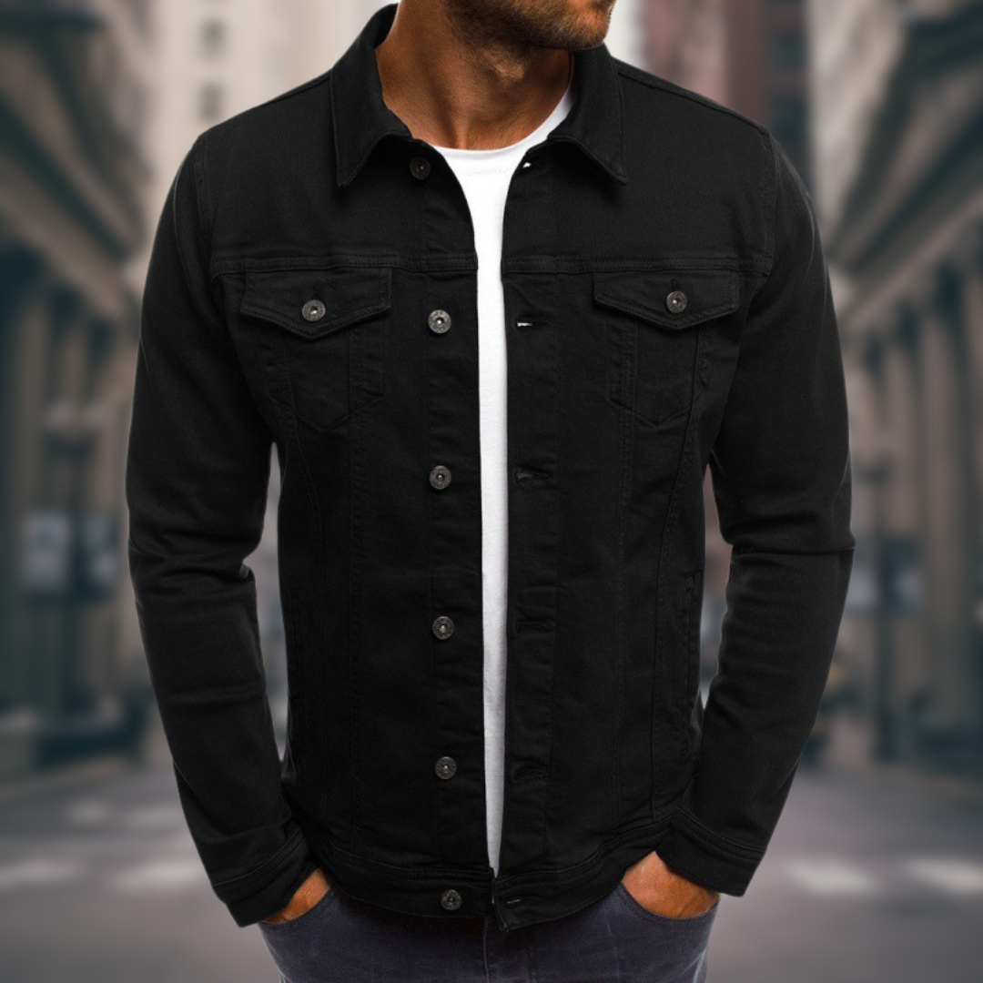 Dany | Veste en Jean à la Coupe Sartoriale