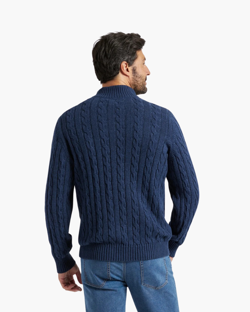 Vianney | Pull Zippé à Col Montant