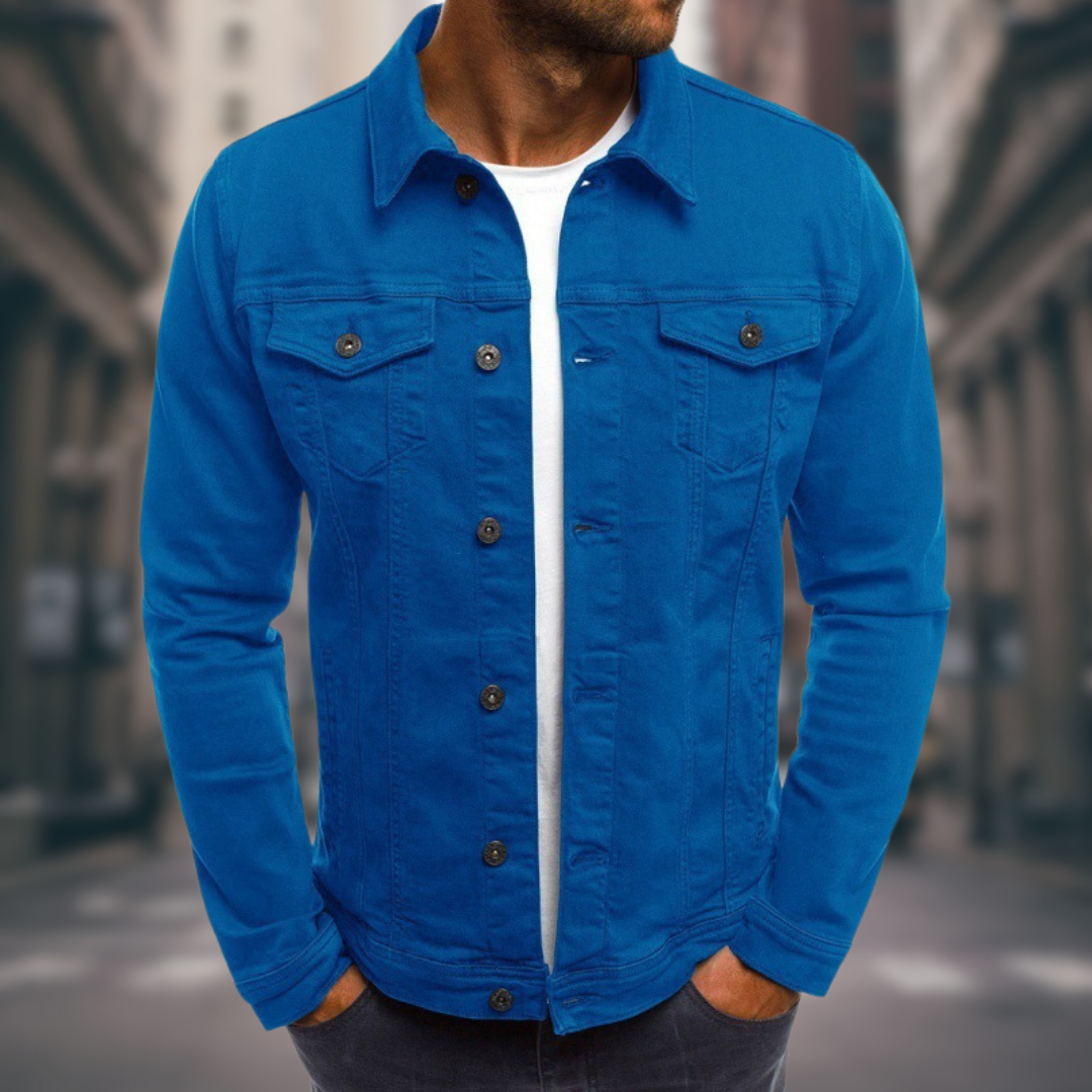 Dany | Veste en Jean à la Coupe Sartoriale