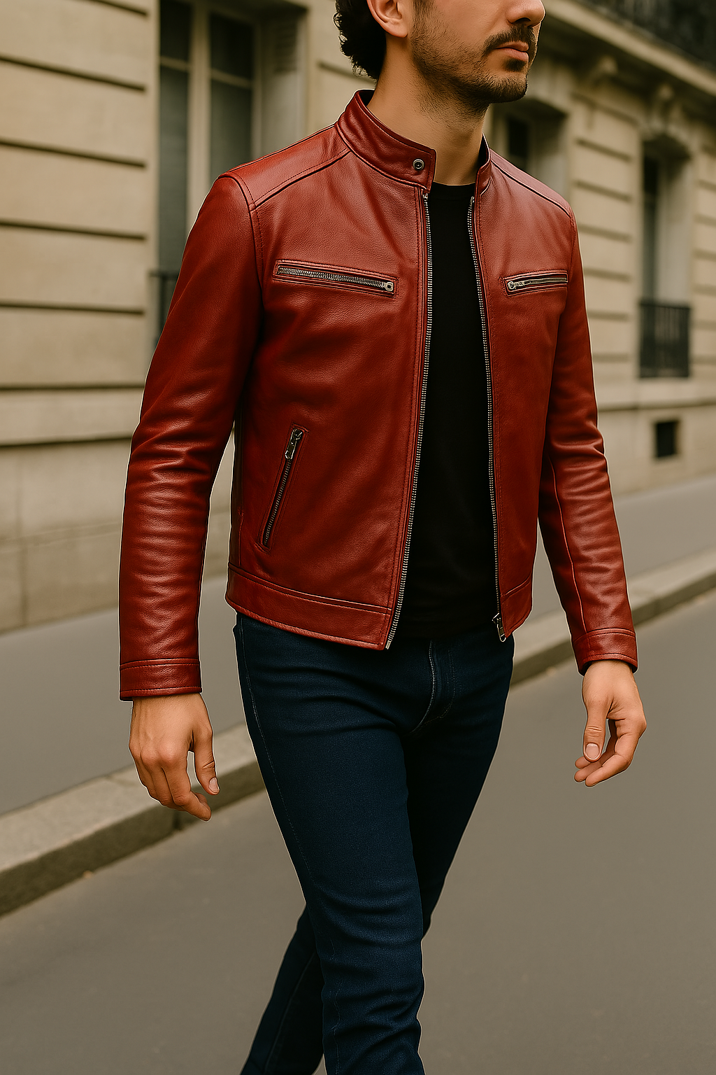 Térence | Blouson Effet Cuir Confortable