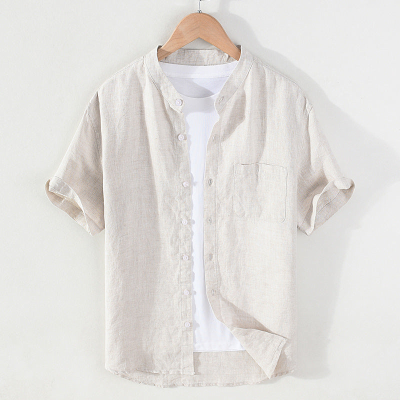 Jean-Luc | Chemise à Manches Courtes 100% Lin