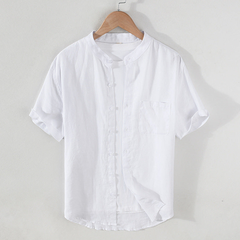 Jean-Luc | Chemise à Manches Courtes 100% Lin