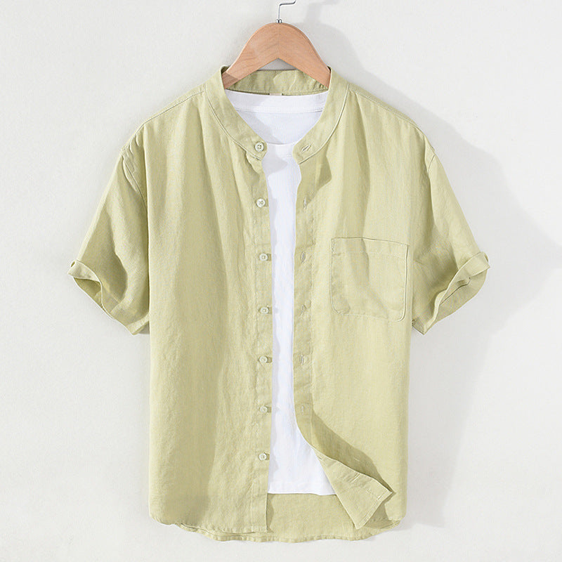 Jean-Luc | Chemise à Manches Courtes 100% Lin
