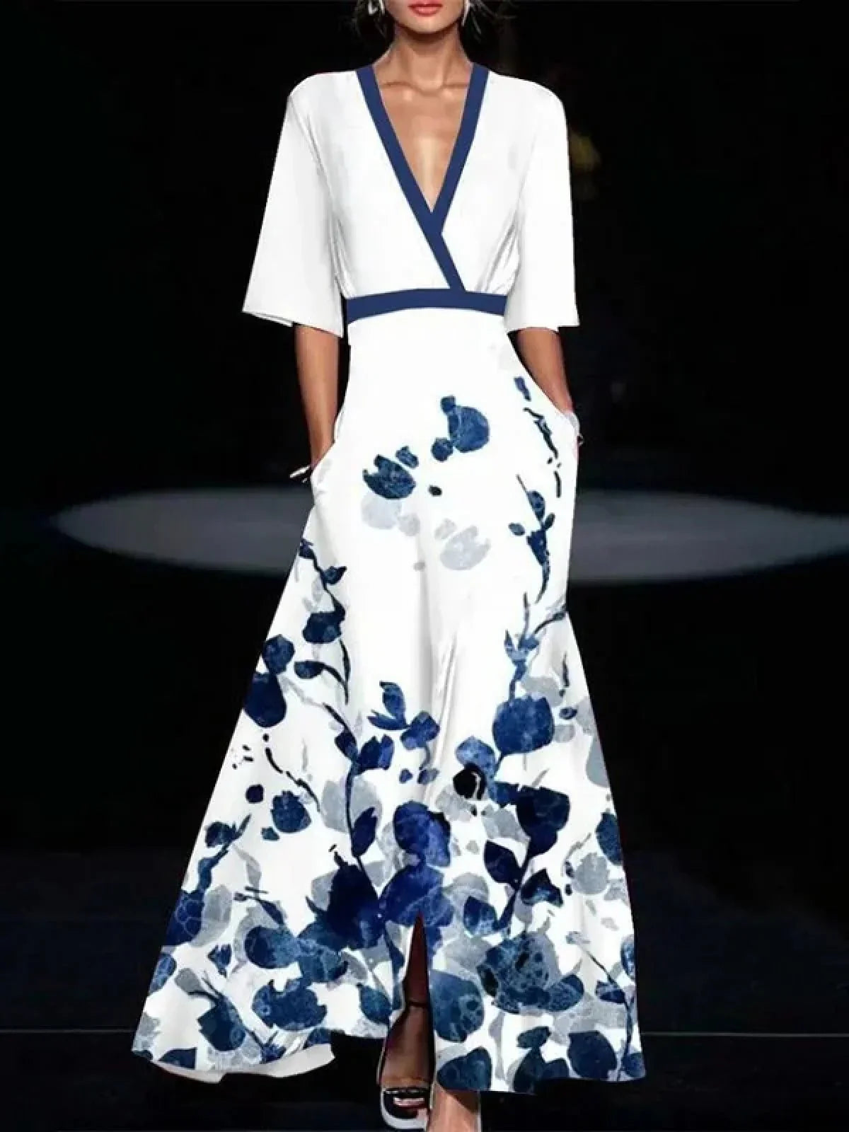 Colette Robe Avec Des Manches Élégantes