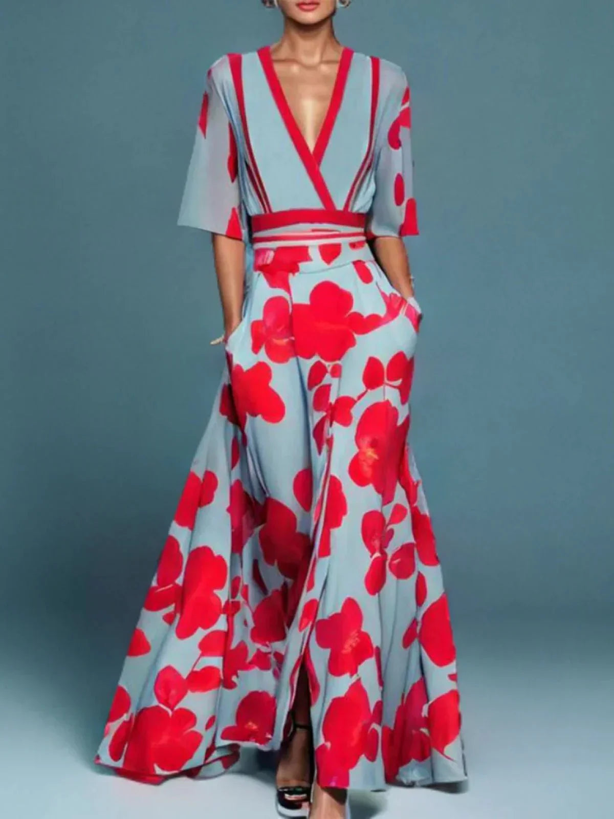 Colette Robe Avec Des Manches Élégantes