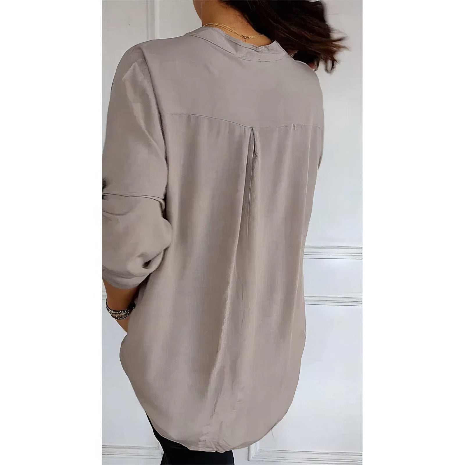 Chloé Blouse patchwork avec paillettes