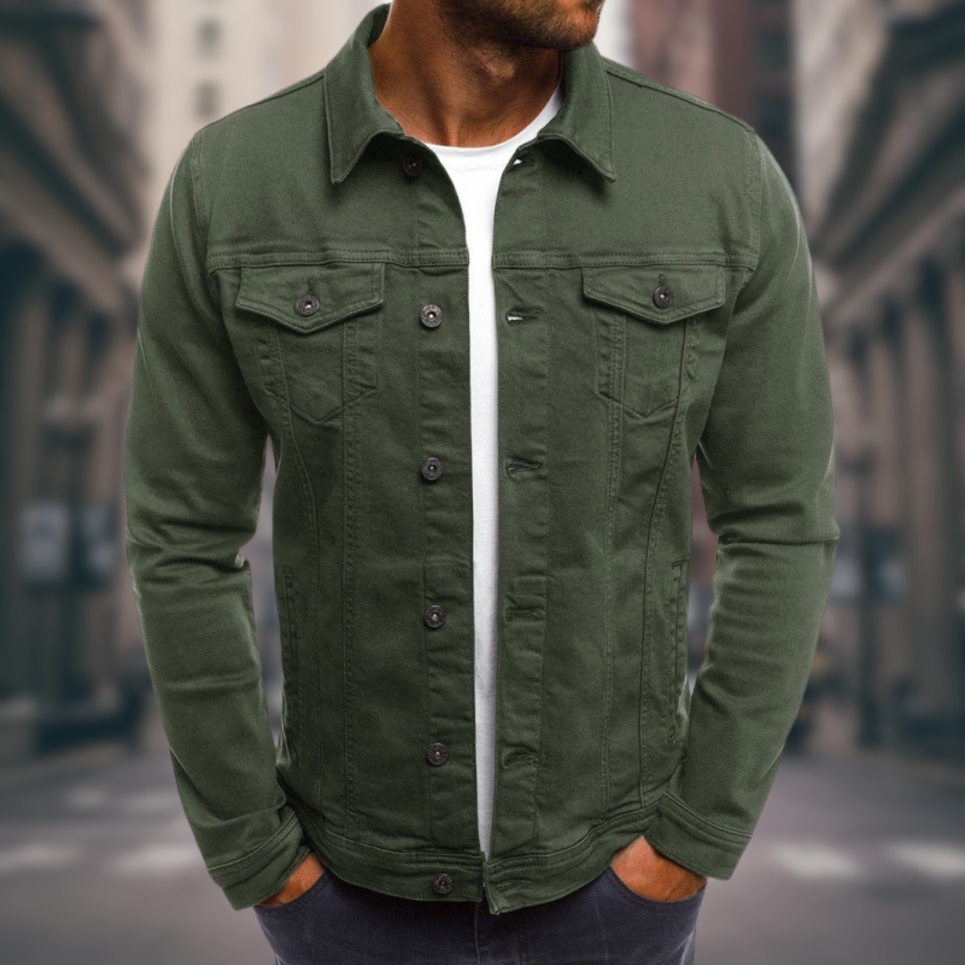 Dany | Veste en Jean à la Coupe Sartoriale