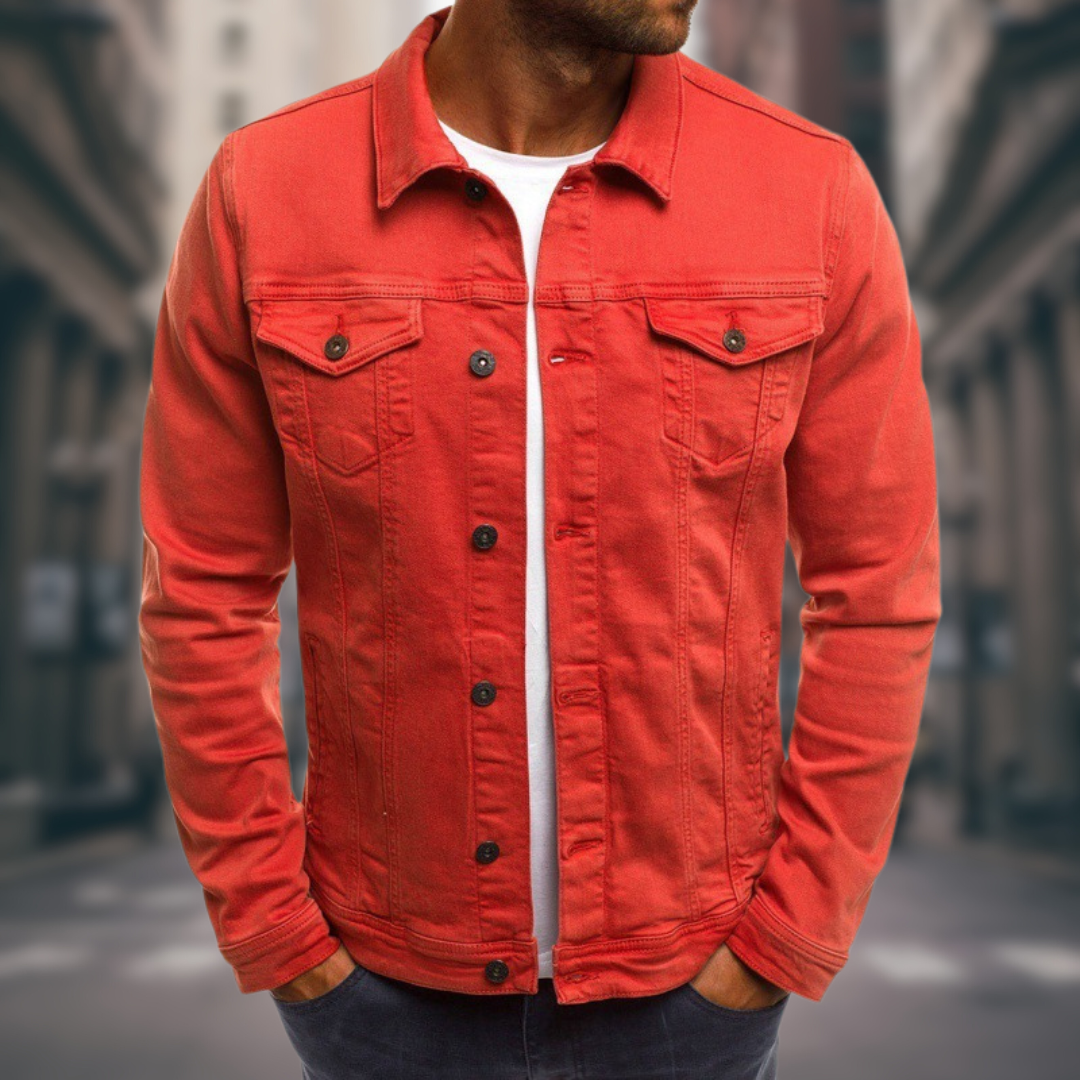 Dany | Veste en Jean à la Coupe Sartoriale