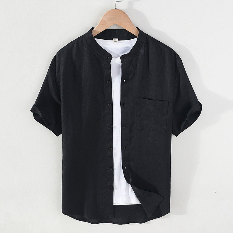 Jean-Luc | Chemise à Manches Courtes 100% Lin
